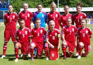 Pictures from Wales versus Turkey Womens international played on the Conygar Bridge Meadow