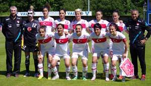 Pictures from Wales versus Turkey Womens international played on the Conygar Bridge Meadow