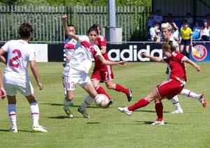 Pictures from Wales versus Turkey Womens international played on the Conygar Bridge Meadow