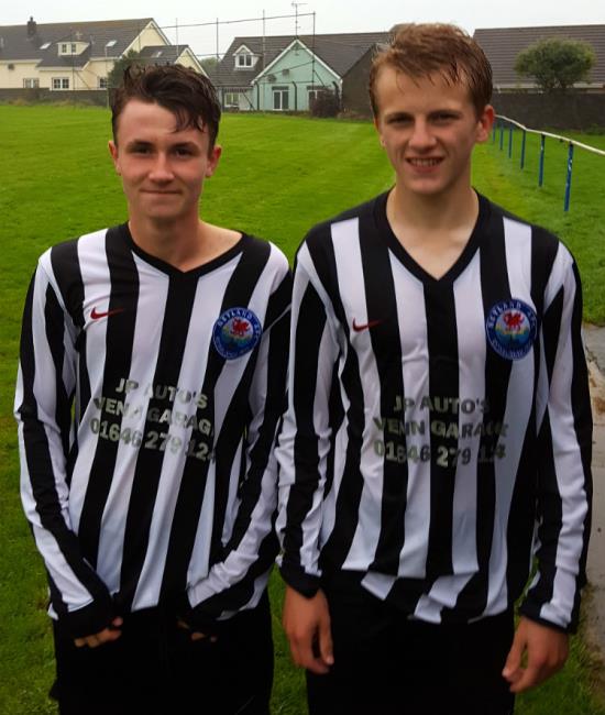 Neyland goal scorers were Kieron Howells and Geraint Rees Neyland goal scorers were Kieron Howells and Geraint Rees