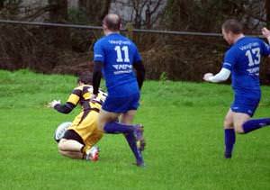 Boxing Day rugby where Haverfordwest entertained Llangwm