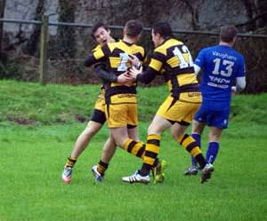 Boxing Day rugby where Haverfordwest entertained Llangwm