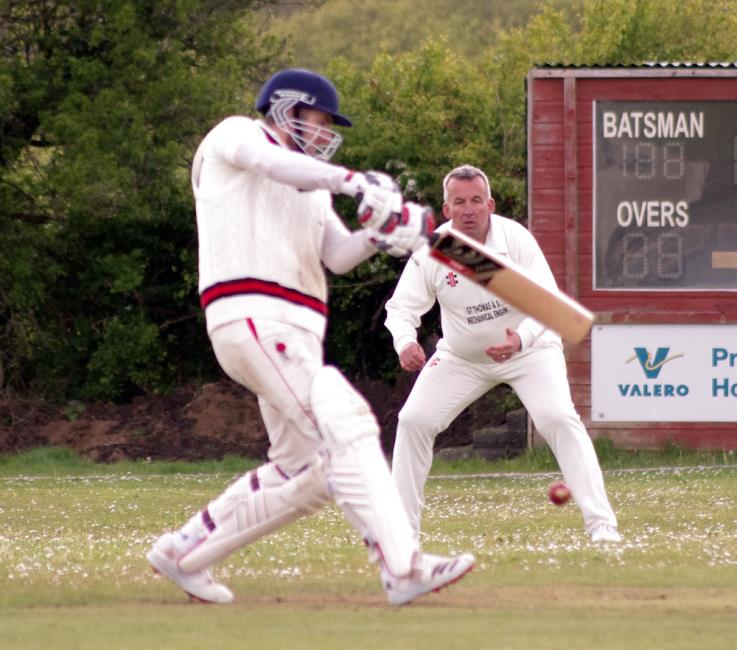 Richard Cope struck a fine half century for Kilgetty