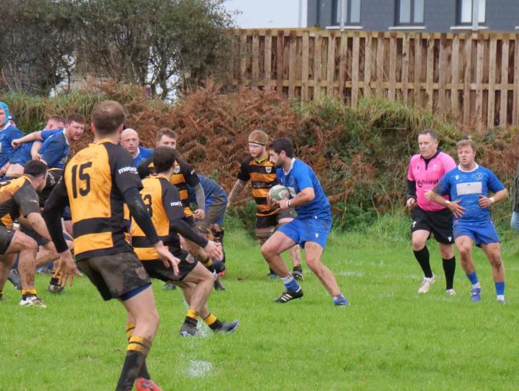 Haverfordwest go on the attack. Picture by William John