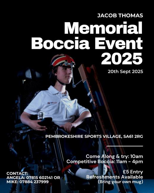 Jacob Thomas Memorial Boccia Event