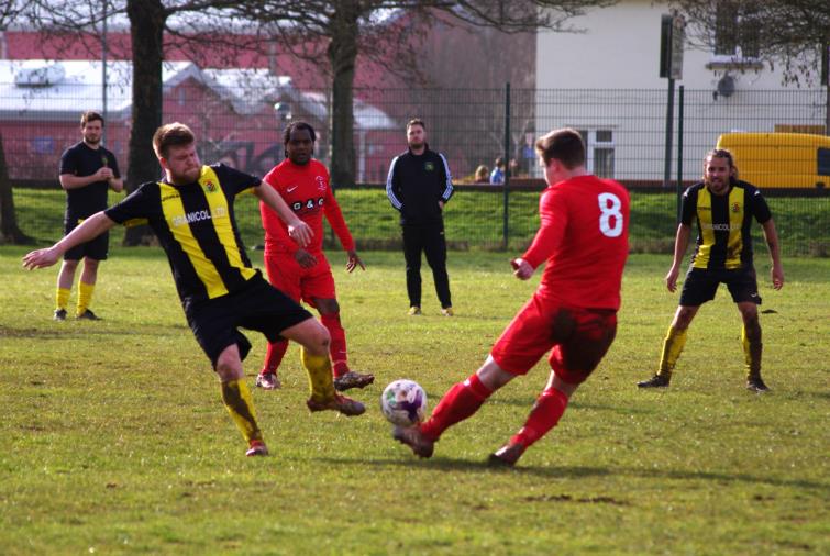 Action from Bush Camp where Pennar Robins beat Herbrandston