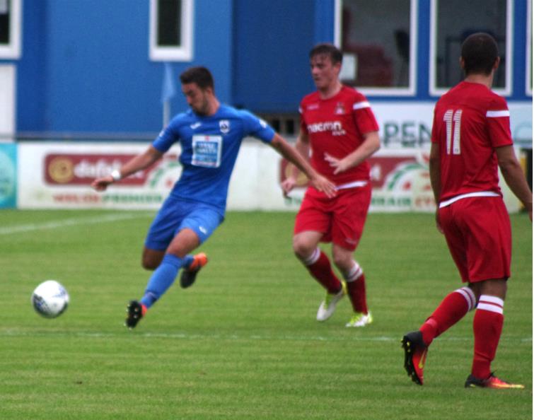 Elliot Scotcher was on target with the third goal Elliot Scotcher was on target with the third goal