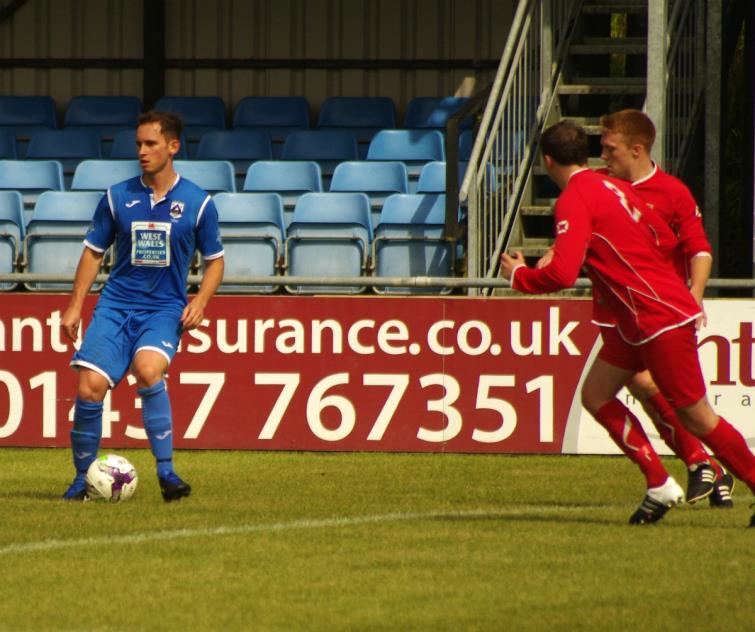 Kristian Speake bagged a late winner for Haverfordwest County