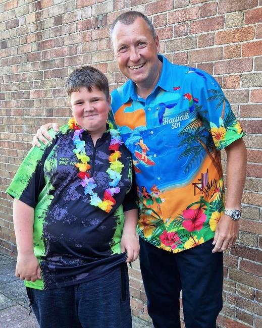 Floyd Bevan and Wayne Mardle