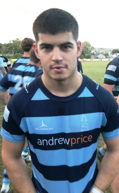 Narberth try scorer - Ioan Crabb