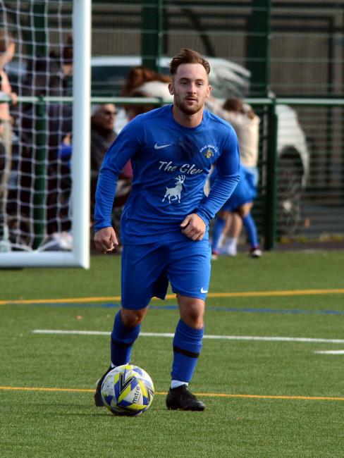 Alfie Stotter scored for Merlins Bridge