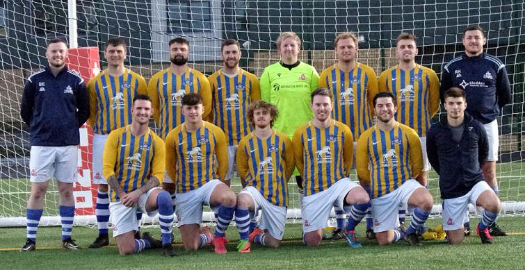 Kilgetty line up before kick off