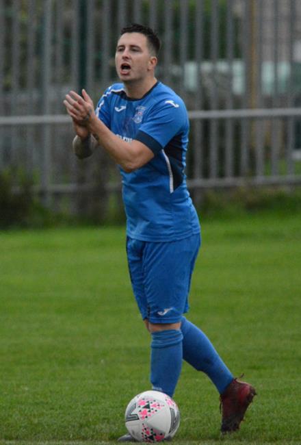 Justin Skinny Harding - Hakin player manager got a point at Tenby