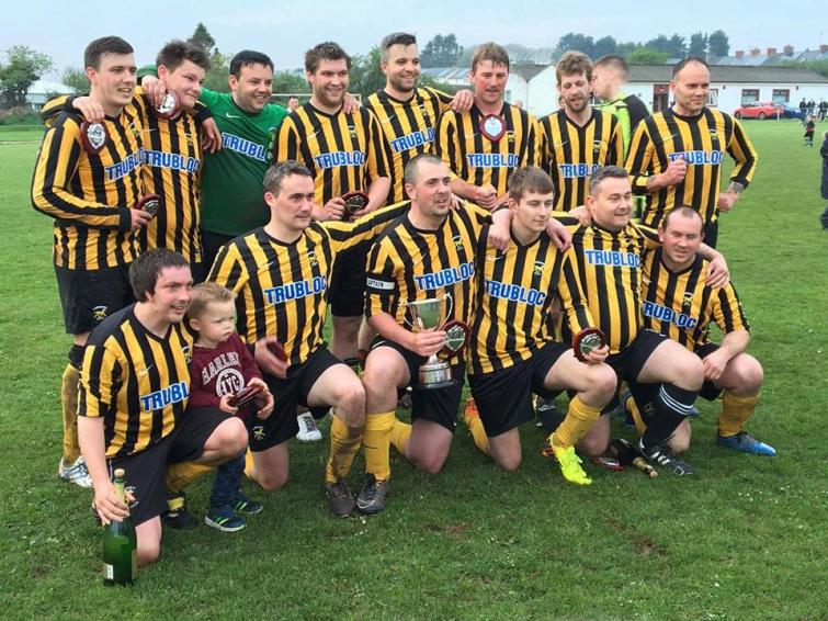 Silverware for Lawrenny AFC