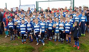 Fishguard Sand Pitch opened by Head of Welsh Rugby