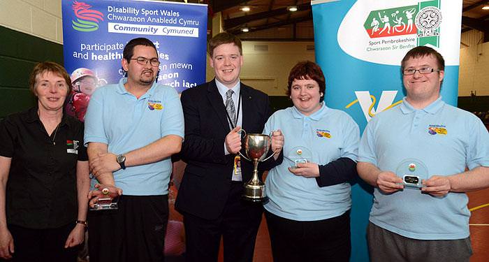 Boccia teams battle it out