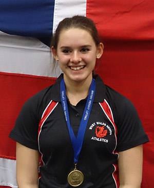 Anita’s ace at hammer throwing – and at weight lifting too!