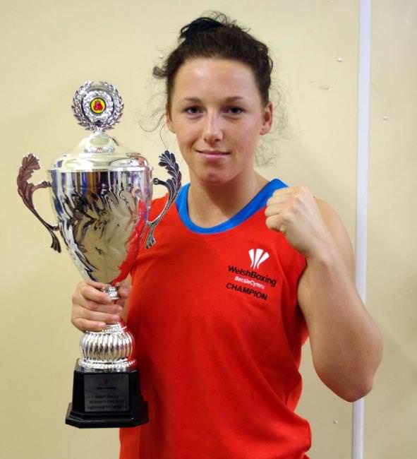 Charlene is crowned Welsh Elite lightweight champion