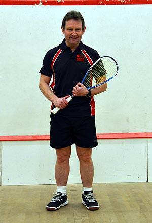 Chris is a class act in veterans’ squash