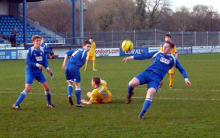 Young Bluebirds march into next round in style by Bill Carne