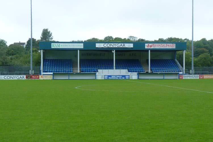 Carmarthen Town to entertain Cardiff City at the Conygar Bridge Meadow Stadium