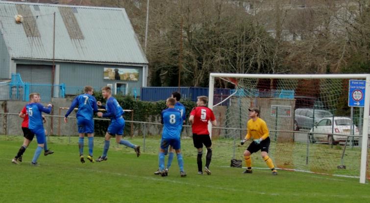Goalmouth action from Phoenix Park