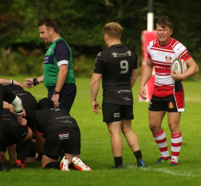 Dan McClelland grabbed a try brace for Milford Haven