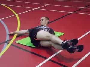 Even Fraser finds the going tough in squash!