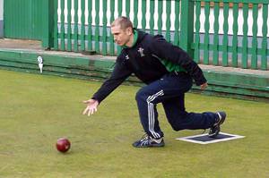 We are taught a bowls lesson by Saundersfoot Ladies!