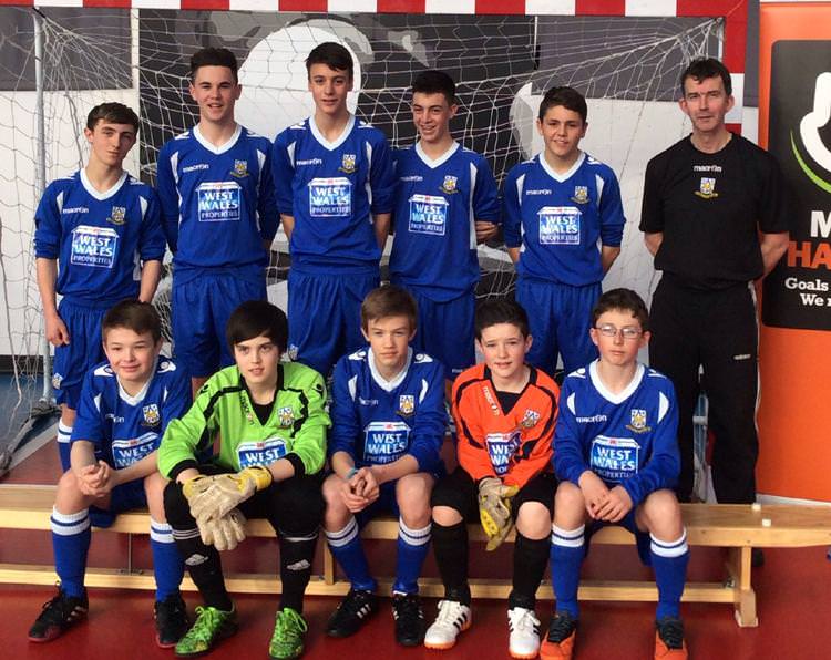 Haverfordwest Academy Under 14s do well in the FAW National Futsal Finals