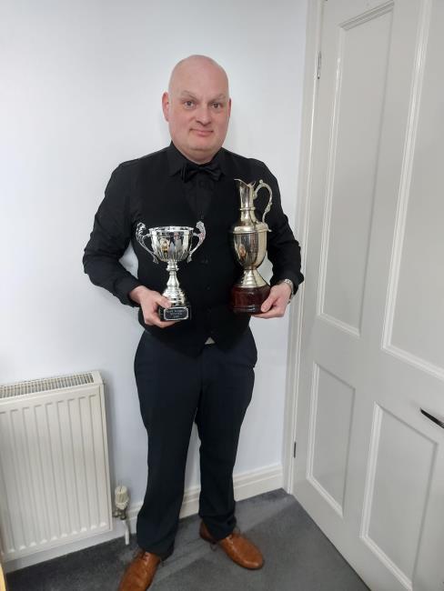Simon Pearce -  Frank Richards Singles Trophy Winner