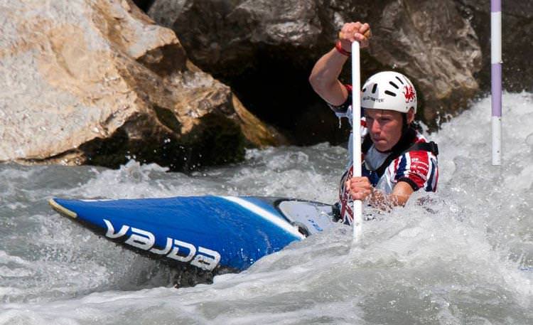 James has made a rapid rise in canoeing