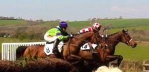 Jodie is a real battler in point to point racing
