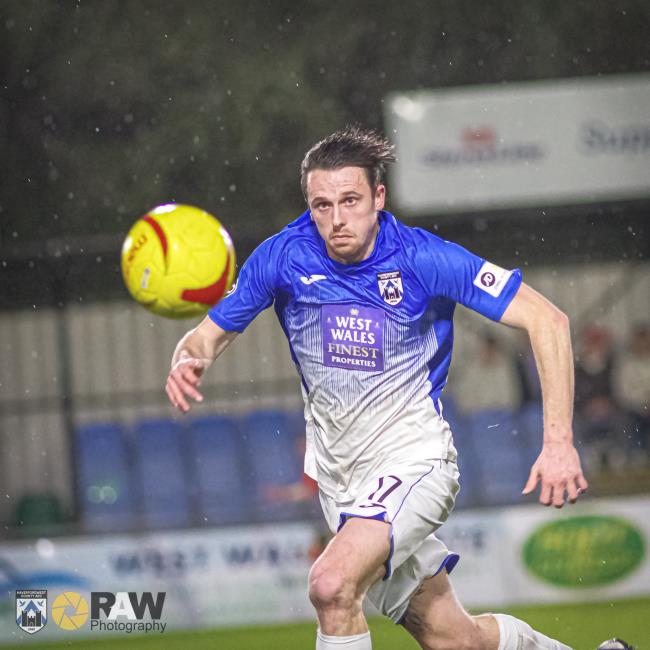 Jack Wilson struck at far post to give Haverfordwest County an early lead