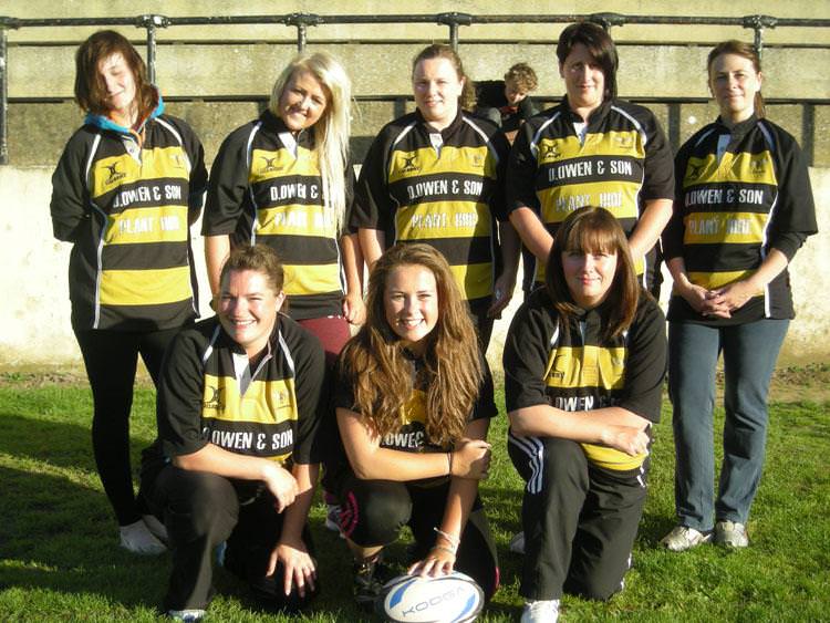 Graham guides Llangwm Ladies in rugby 