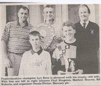 Lyn loves his sporting involvement