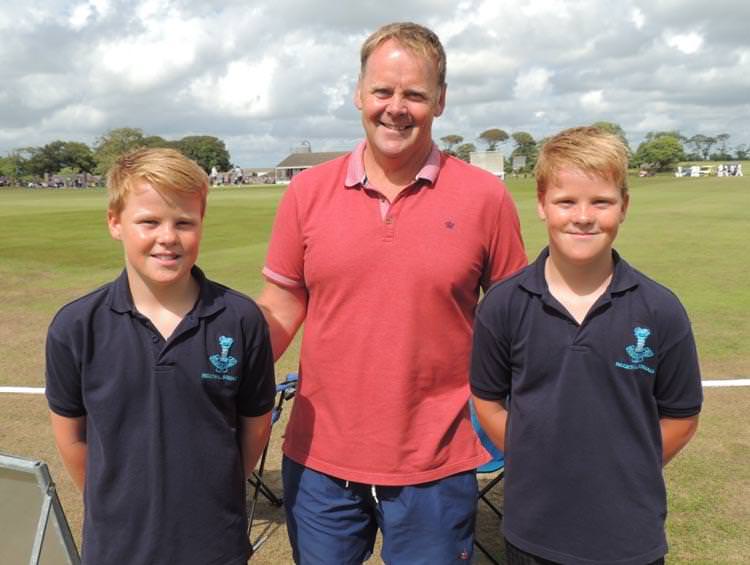 Harry and Jack Nicholas are identically good all-round young sportsmen!