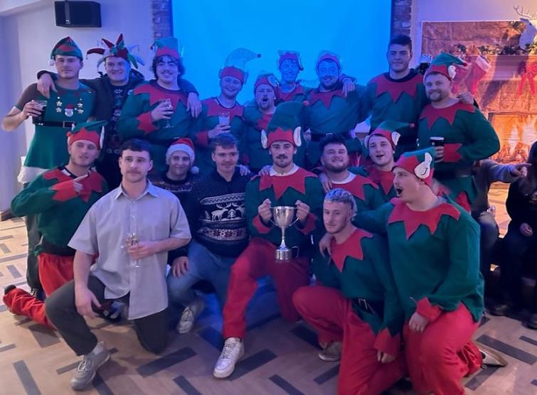 St Davids celebrate victory in the John James Cup