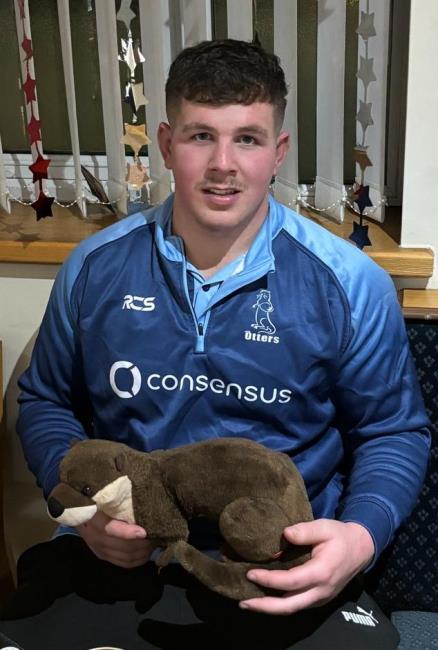 Will Blackburn - deservedly man of the match for Narberth Will Blackburn - deservedly man of the match for Narberth