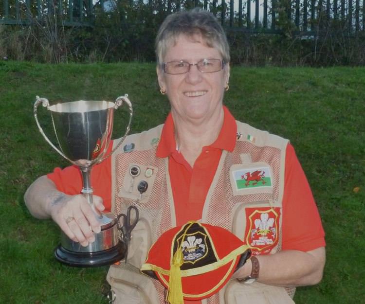 Sandie’s just champion at Fly Fishing!