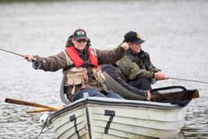 Sandie’s just champion at Fly Fishing!