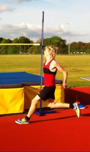 Thom’s catching the eye as a promising high jumper