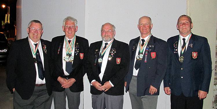 The winning Welsh team