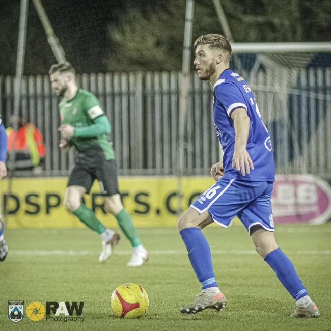 Kieran Lewis rattled the crossbar. Picture Matthew Kelly - Rawphotography