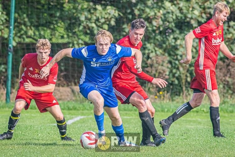 Iwan Howells shows neat footwork for The Bridge against Carew