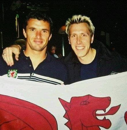 Dave picture with the late Gary Speed
